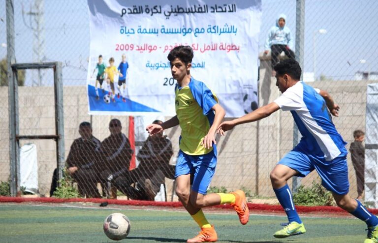 شباب رفح يحقق فوزه الثاني والرباط يكتسح شباب معن وفلسطين والشمس يودعان بطولة الأمل