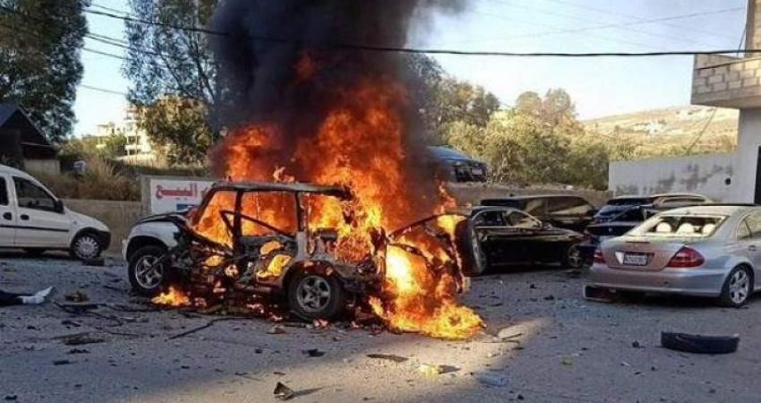 شهيد بقصف طيران الاحتلال مركبة في جنوب لبنان