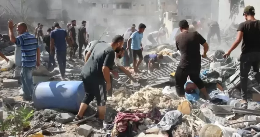 شهيد وإصابتان في قصف الاحتلال محطة تحلية مياه بغزة