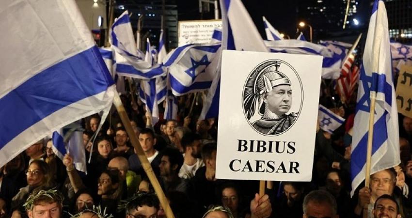 مطالبين برحيل الحكومة.. مظاهرات حاشدة ضد نتنياهو في عدة مدن في الداخل الفلسطيني 26 ابريل 2026 . الساعة 07: