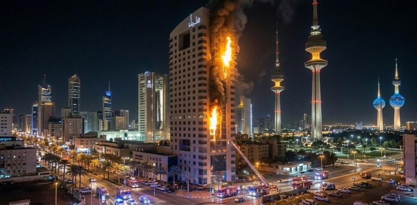 الكويت: إصابات وأضرار جسيمة جراء هجوم إيراني استهدف منشآت للحرس الوطني