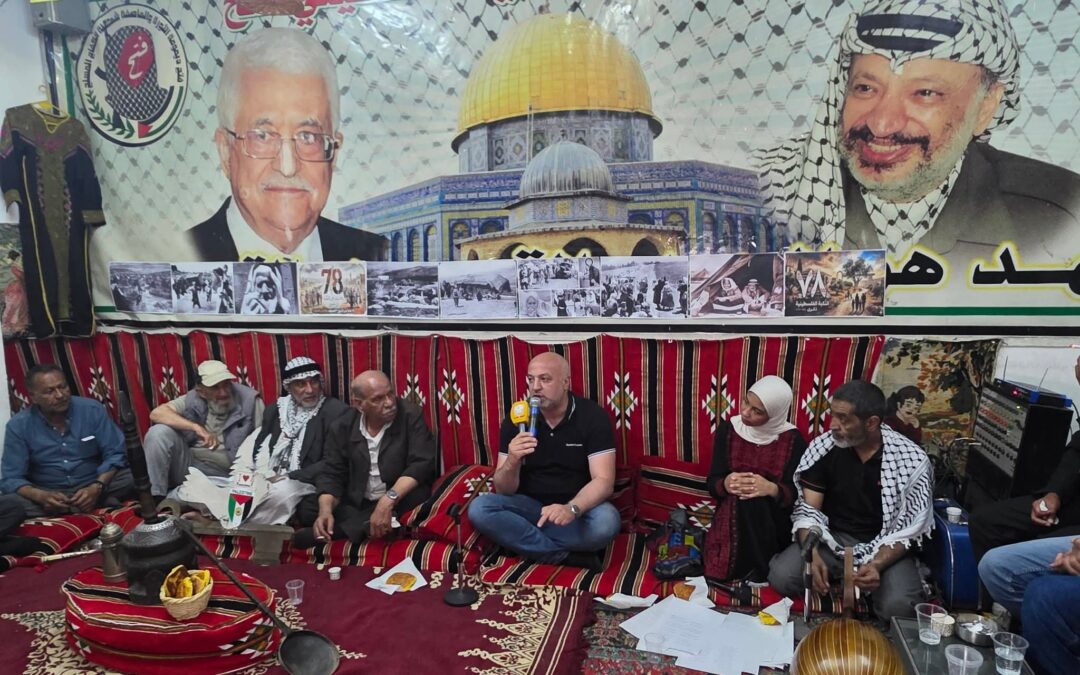 من ألم النكبة إلى أمل العودة.. أمسية حوارية لحركة فتح في مخيم جرمانا إحياءً للذكرى الـ78 للنكبة