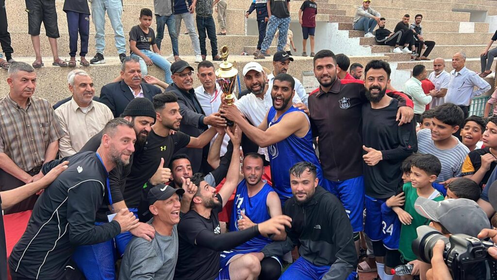 على شرف الشهيد يوسف سلامة خدمات المغازي يعيد نبض السلة الغزية بمباراة “كل النجوم”