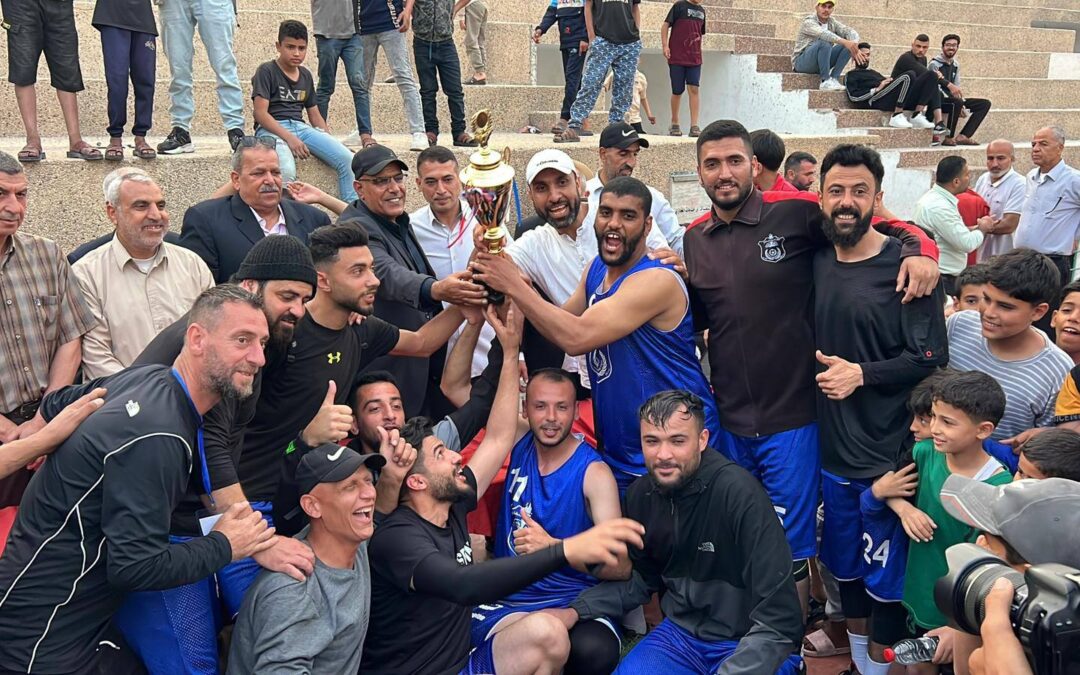 على شرف الشهيد يوسف سلامة خدمات المغازي يعيد نبض السلة الغزية بمباراة “كل النجوم”