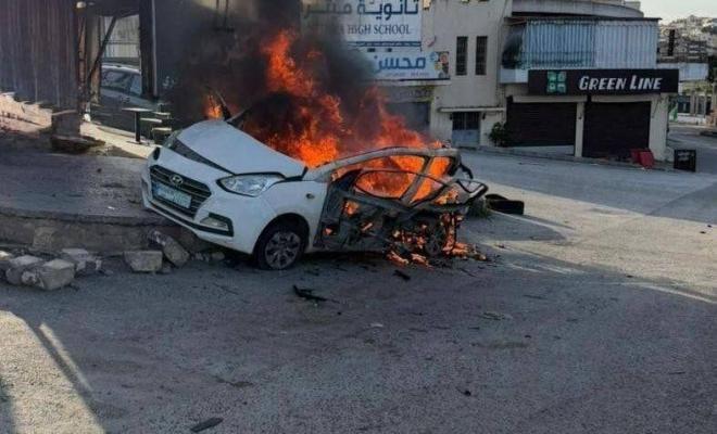 3 شهداء باستهداف سيارة على طريق ملتقى النهرين في جنوب لبنان