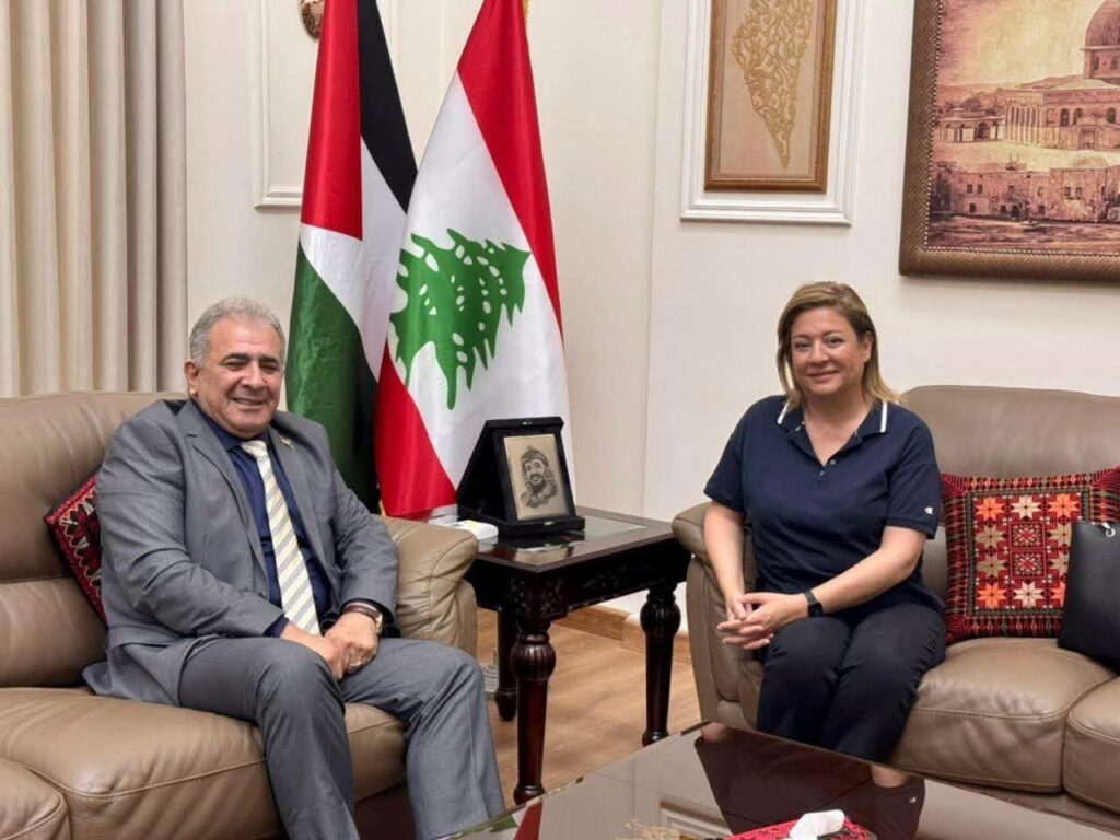 السفير الاسعد يستقبل الاعلامية مارلين خليفة