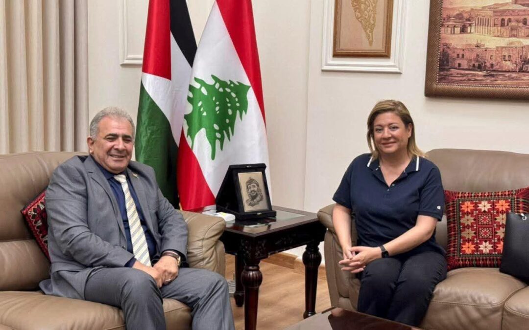 السفير الاسعد يستقبل الاعلامية مارلين خليفة