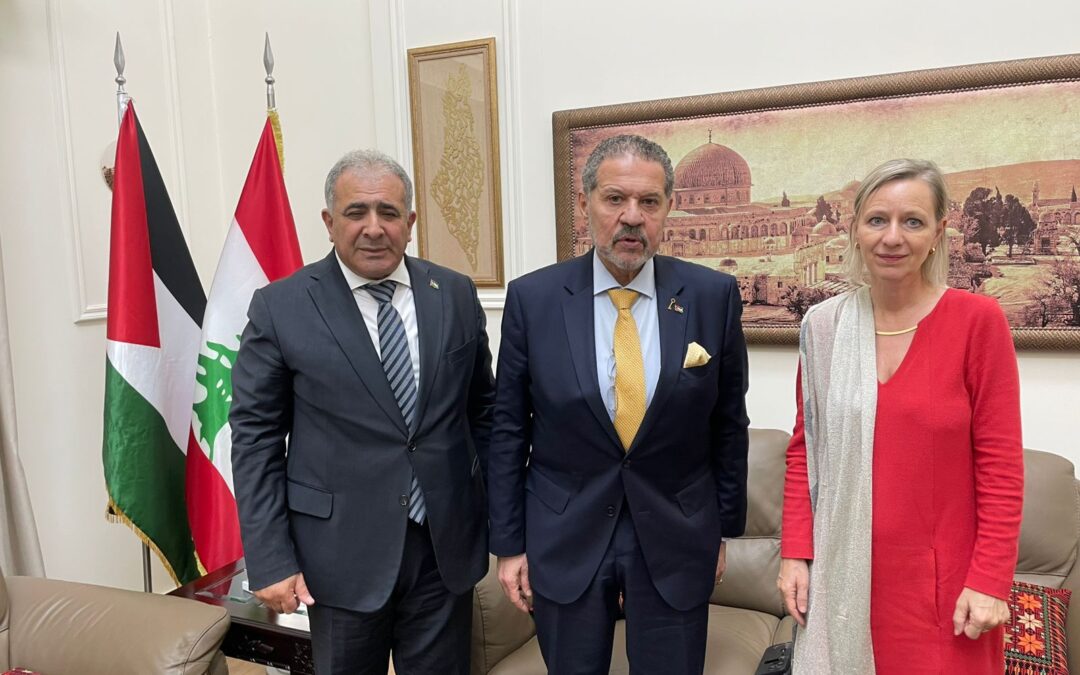 ياسر عباس والأسعد يؤكدان مع الأونروا ضرورة تعزيز الدعم الإنساني للاجئين الفلسطينيين في لبنان