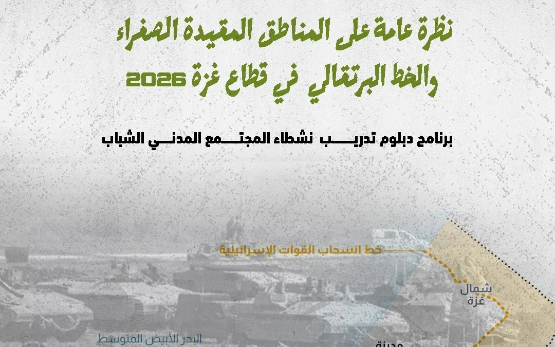 الهيئة الدولية “حشد” تصدر ورقة حقائق بعنوان: “نظرة عامة على المناطق المقيدة الصفراء والخط البرتقالي في قطاع غزة 2026”