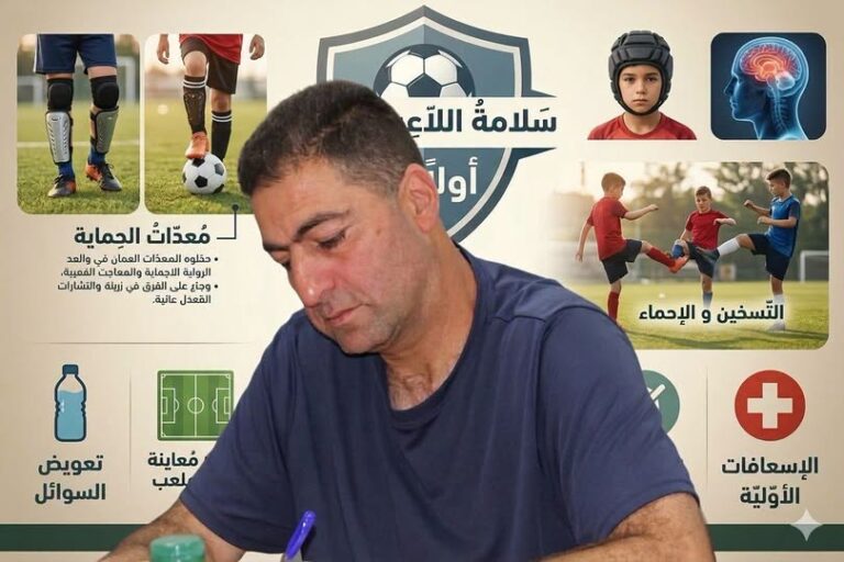 السلامة أولاً في كرة القدم للناشئين
