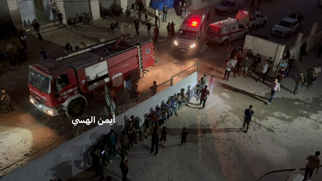 السيطرة على حريق مفاجئ في مجمع الشفاء الطبي بغزة دون إصابات