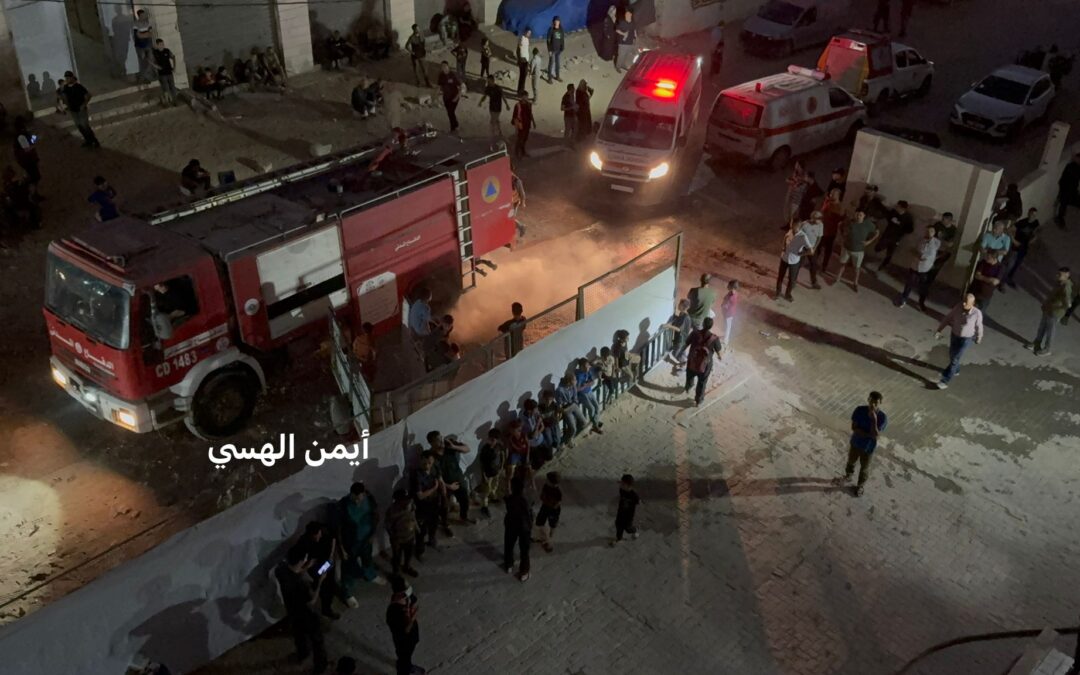 السيطرة على حريق مفاجئ في مجمع الشفاء الطبي بغزة دون إصابات