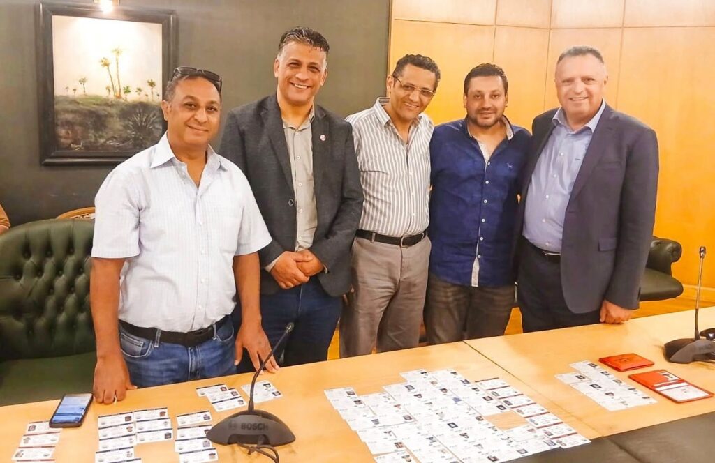 في إطار تعزيز التعاون النقابتين الشقيقتين نقيب الصحفيين الفلسطينيين يبحث مع نقيب الصحفيين المصريين سبل دعم الصحفيين الفلسطينيين