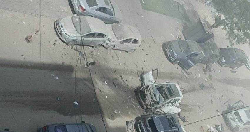 شهيدان وإصابات باستهداف سيارة مدنية وسط مدينة غزة