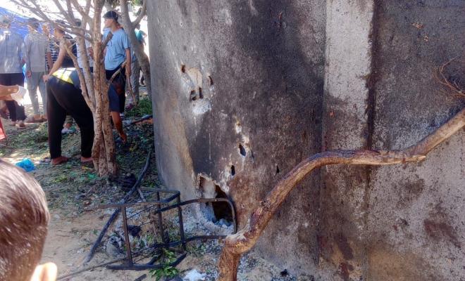 شهيدان ومصابون في غارة إسرائيلية استهدفت مواطنين بمواصي خان يونس