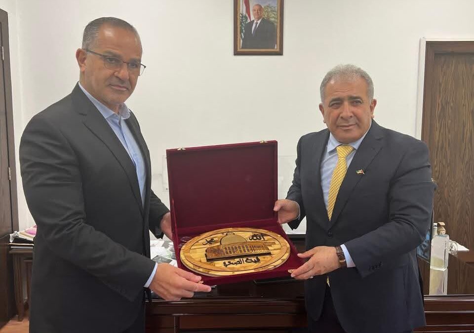 السفير محمد الأسعد يبحث مع القاضي زاهر حمادة أوضاع المخيمات الفلسطينية وتعزيز التنسيق المشترك