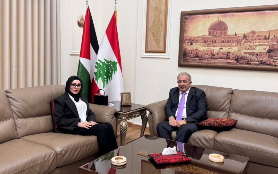 السفير الاسعد يستقبل الصحفية اية المسلماني