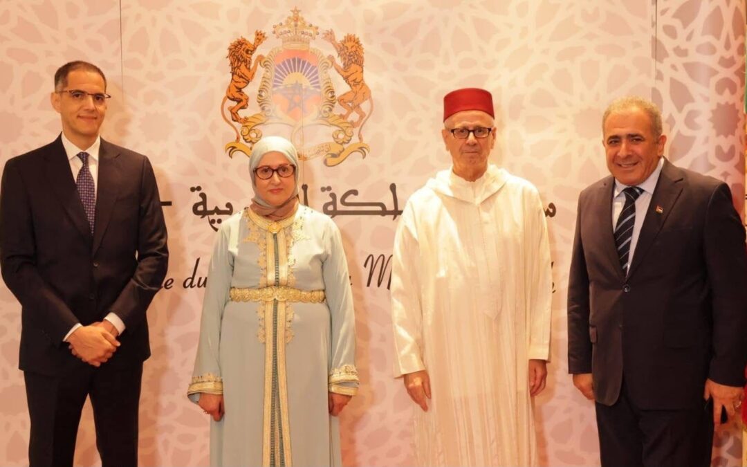 السفير الأسعد يشارك في احتفال السفارة المغربية بمناسبة عيد العرش