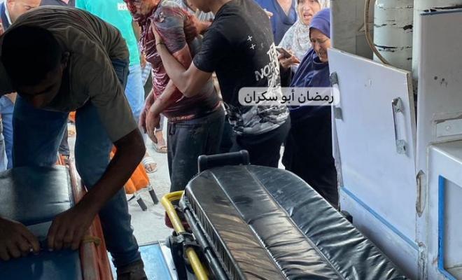 شهيدان بقصف إسرائيلي قرب مفترق السامر وسط مدينة غزة