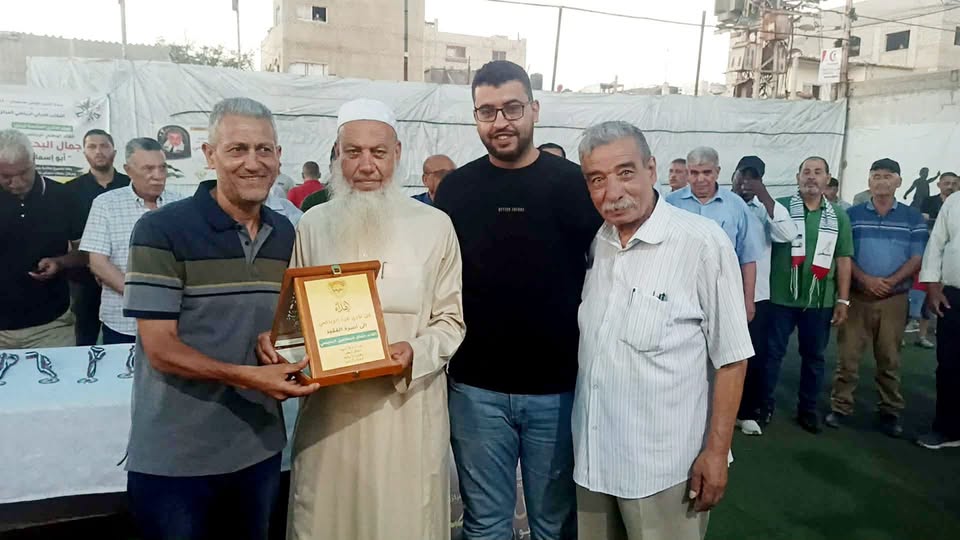 غزة الرياضي يشارك في تأبين الراحل الكبير جمال البحيصي ويؤكد وفاءه لرموز الحركة الرياضية