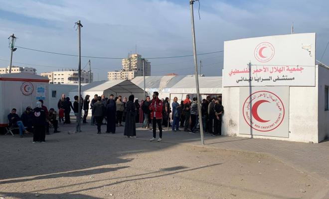 الهلال الأحمر: مستشفى ميداني جديد سيعمل قريبا في شمال قطاع غزة