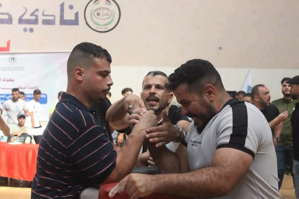 اختتام مميز لبطولة فلسطين المركزية لمصارعة الذراعين تخليدا للبطل الدولي الشهيد ديب حسين