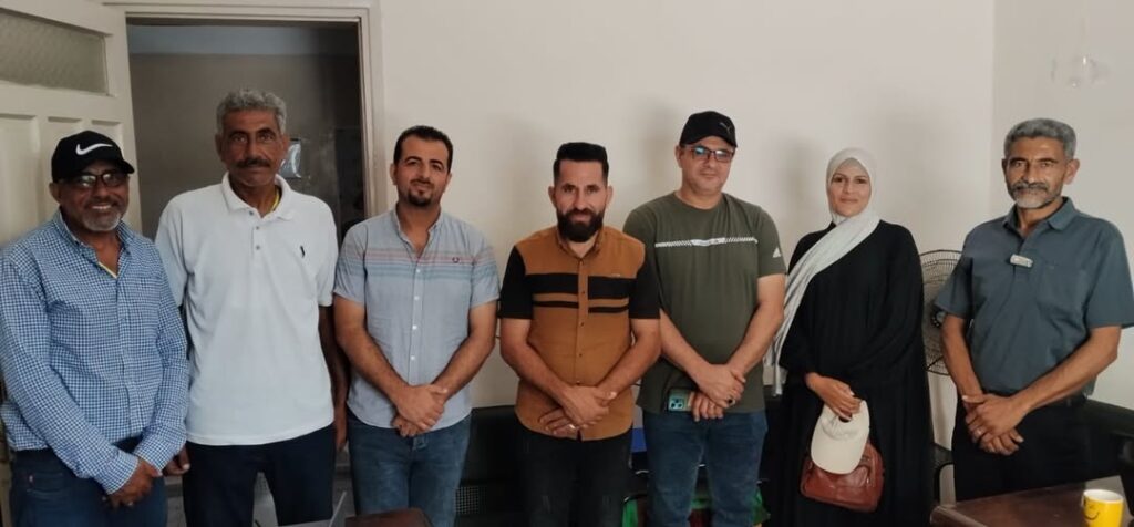 مجلس إدارة نادي الزهراء يبحث آفاق التعاون والتدريب مع مركز الديمقراطية وحقوق العاملين