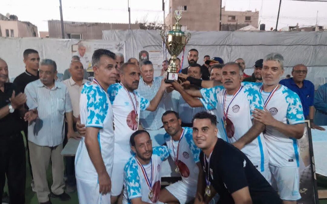 نادي خدمات دير البلح وشبكة عالم الرياضة يحييان الذكرى السادسة لرحيل الرياضي الكبير جمال البحيصي “أبو إسماعيل” برعاية شركة الرمال الطيبة