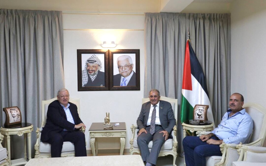السفير الأسعد يستقبل رئيس تحرير موقع بيروت للأخبار مبارك بيضون والكاتب الصحفي عصام الحلبي