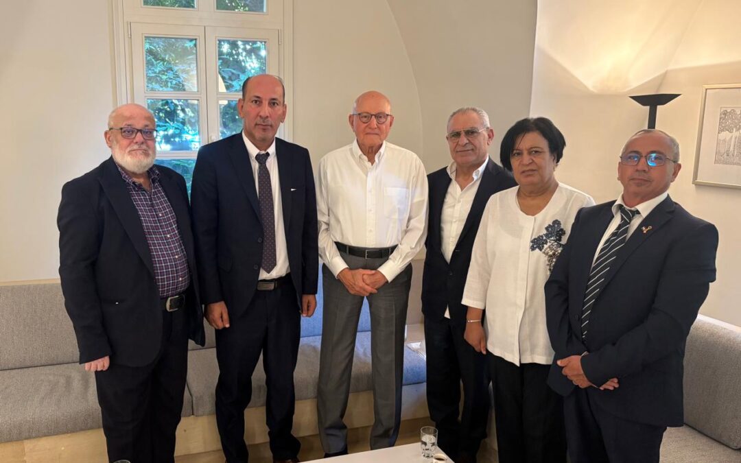 الجبهة الديمقراطية تلتقي رئيس الحكومة اللبنانية الأسبق تمام سلام وتعرض معه الأوضاع السياسية وقضايا اللاجئين الفلسطينيين في لبنان