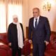 بهية الحريري تستقبل  سفير دولة فلسطين محمد الاسعد