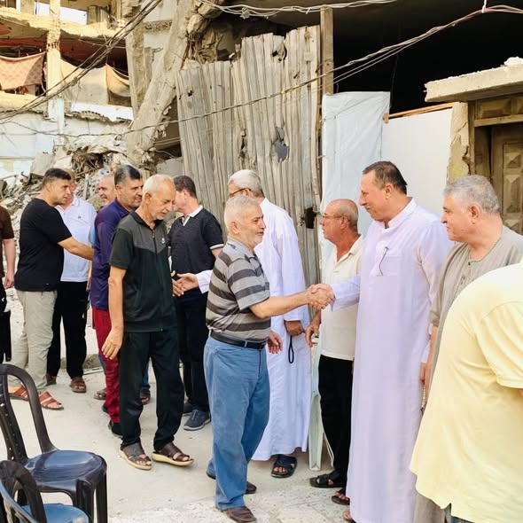 نادي خدمات الشاطئ (البحرية)، يُعزز جسور التواصل مع وجهاء ومخاتير مُخيمنا الحبيب “مخيم الشاطئ”