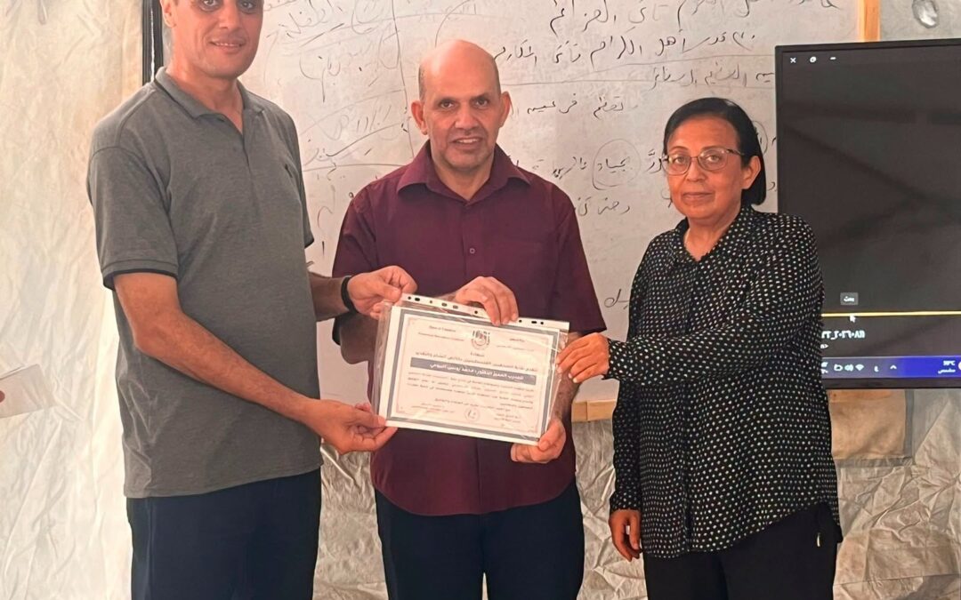 نقابة الصحفيين الفلسطينيين تختتم دورة أساسيات صناعة المحتوى الرقمي ونشره وإنتاج المحتوى بالذكاء الاصطناعي في مركز التضامن الإعلامي بمدينة غزة
