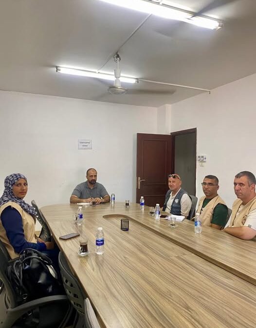 هيئة فلسطين العربية للإغاثة والتنمية الأهلية تلتقي الهيئة العربية للإعمار
