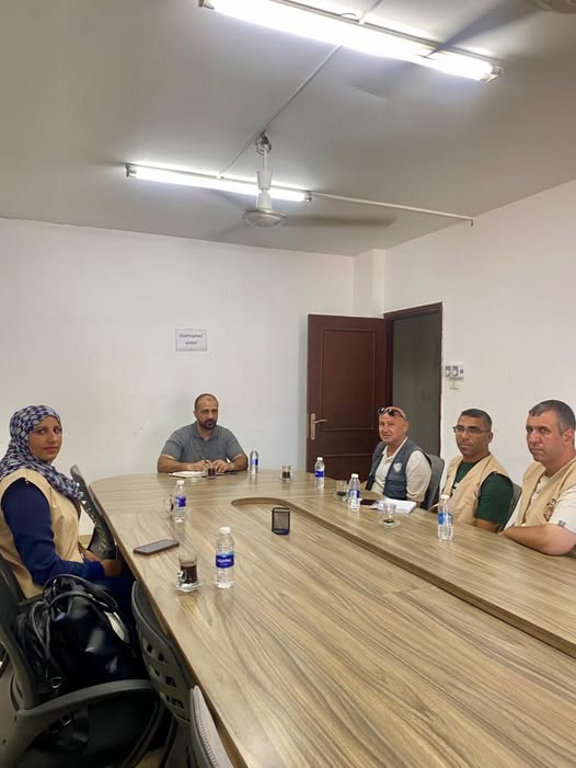 هيئة فلسطين العربية للإغاثة والتنمية الأهلية تلتقي الهيئة العربية للإعمار