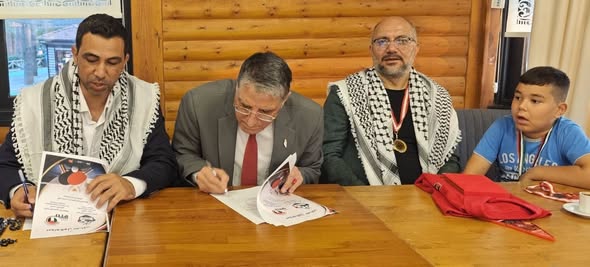 الاتحاد الفلسطيني لكرة الطاولة يوقع بروتوكول تعاون مع نادي الحياة والرياضة في سكاريا التركية