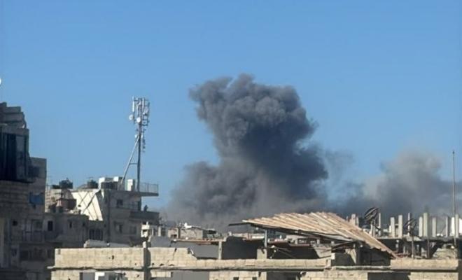 قصف إسرائيلي يستهدف مسجداً ومحطة لتحلية المياه شمال مدينة غزة