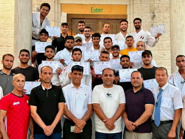بمشاركة٣٢ منتسبا  الاتحاد الفلسطيني للكاراتيه يخرّج دورة المدربين والحكام المستجدين بمحافظات غزة