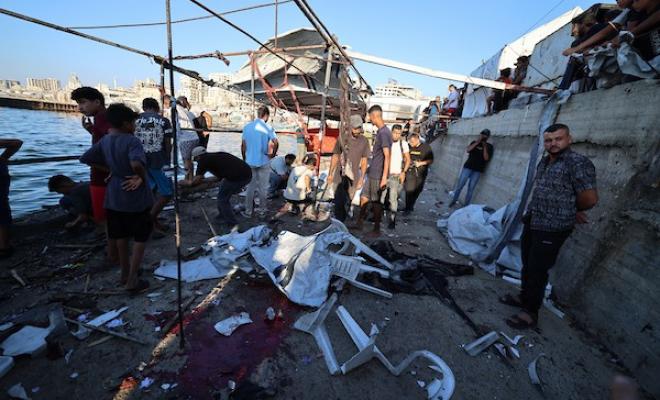 ارتفاع عدد شهداء مجزرة ميناء غزة إلى 7