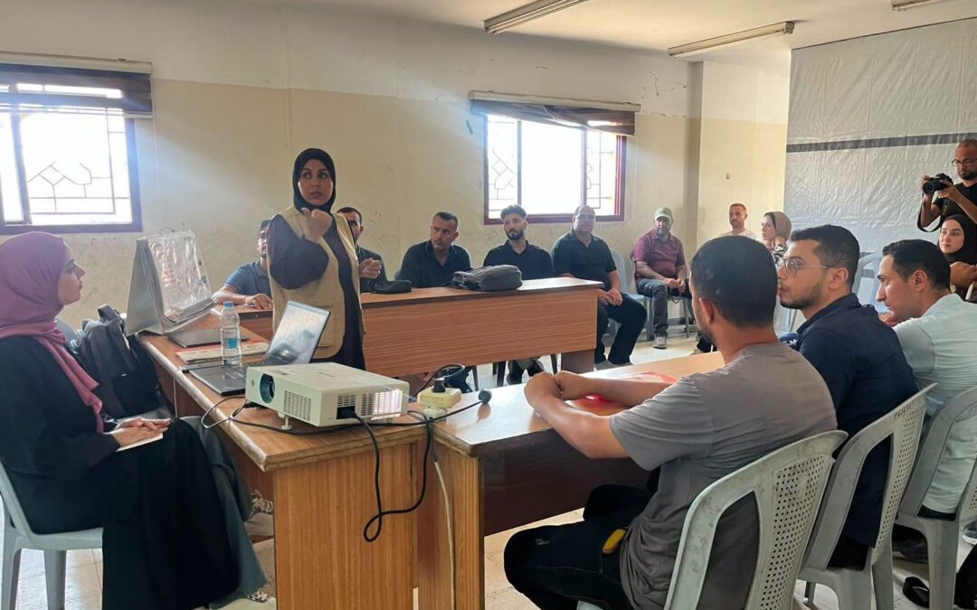 نقابة المهندسين بغزة تنفذ ورشة حول “السلامة والصمود المجتمعي” بالشراكة مع مؤسسات دولية*