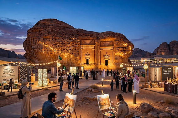 السعودية… حين تتحول الثقافة إلى جسر من الصحراء إلى العالم بقلم: محمود رمضان