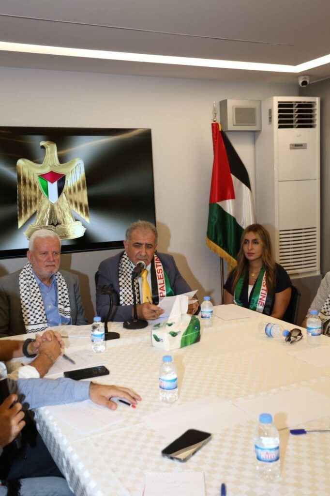 السفير الاسعد يستقبل لجنة كي لا ننسى صبرا وشاتيلا