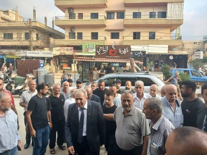 السفير الاسعد يتفقد ابناء شعبنا في مخيم نهر البارد