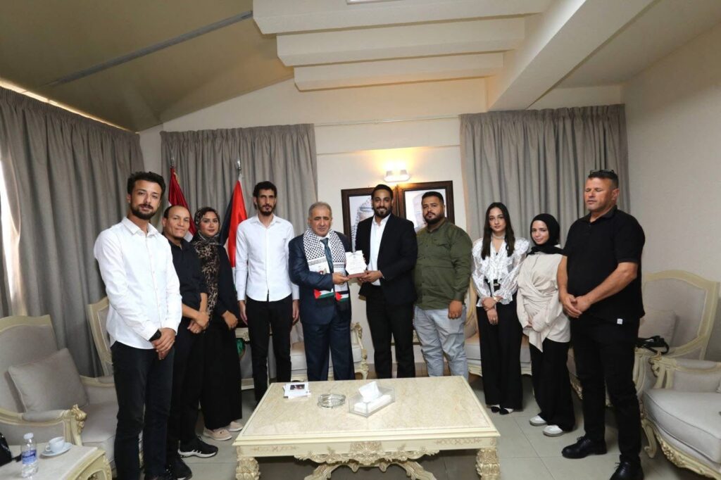 السفير الاسعد يستقبل الهيئة الادارية للاتحاد العام لطلبة فلسطين فرع لبنان