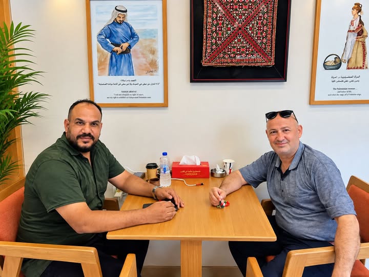 رئيس هيئة فلسطين العربية للإغاثة والتنمية الأهلية يلتقي رئيس البرلمان الشبابي الفلسطيني الذكي