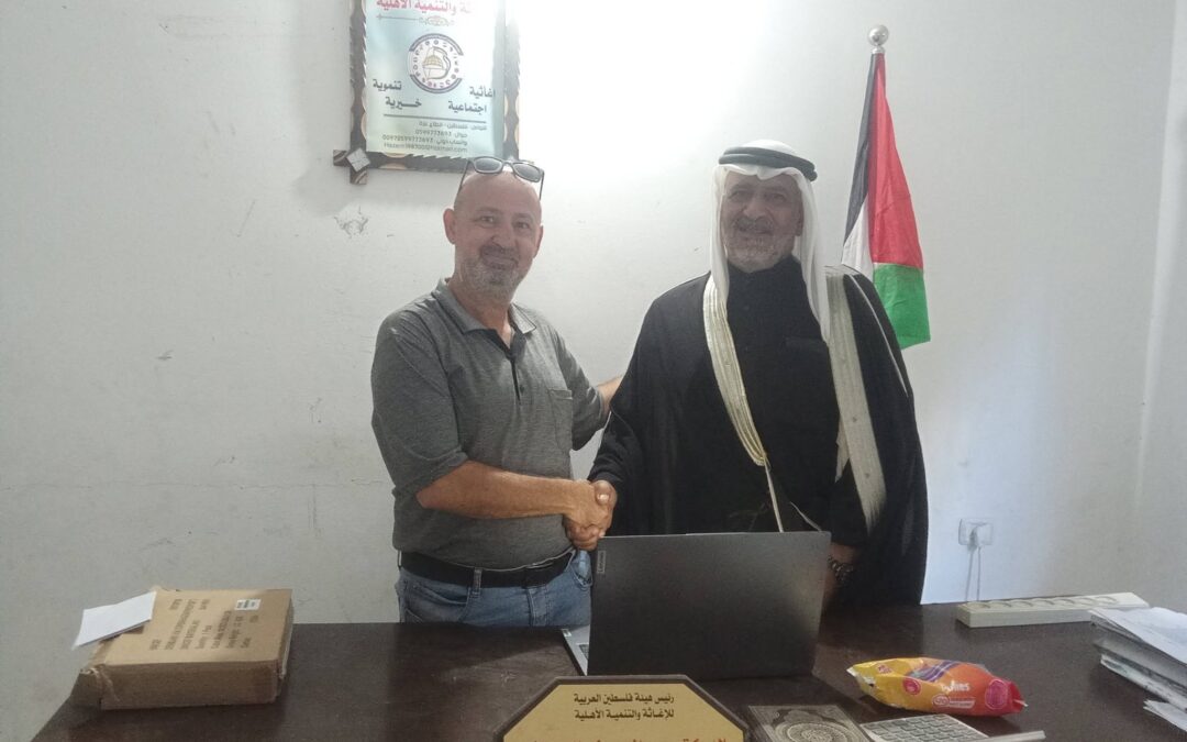 الدكتور الصوراني يستقبل الشيخ نزيه أبو كاشف في غزة