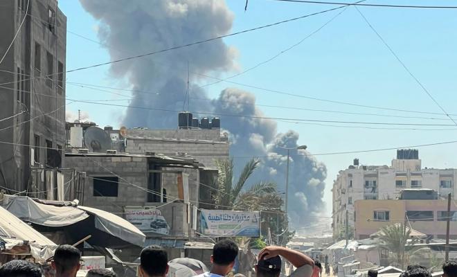 إصابات في غارات إسرائيلية على منازل بغزة وخانيونس والبريج