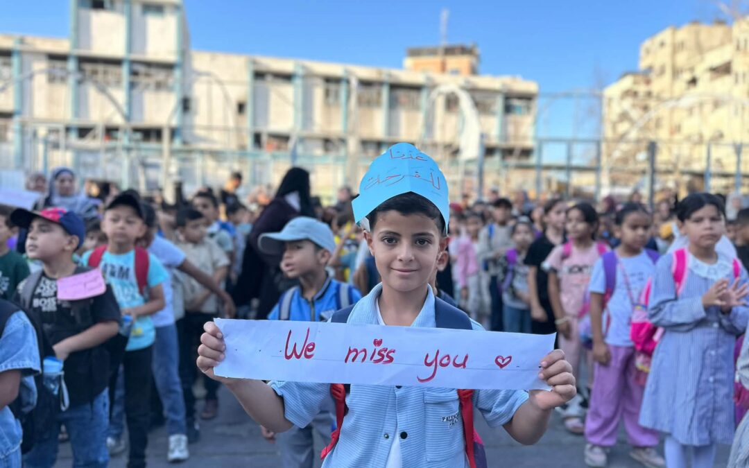 الأونروا تفتتح العام الدراسي 2026/2027 في غزة وتؤكد أن التعليم حق وأمل ومستقبل لكل طفل