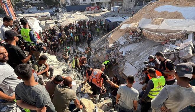 الدفاع المدني بغزة: انهيار منزل غير مأهول بالسكان في النفق