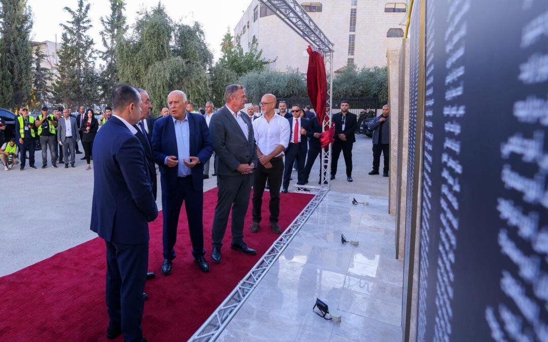 النصب التذكاري لشهداء الحركة الرياضية الفلسطينية ذاكرة وطن ووفاء لا يغيب